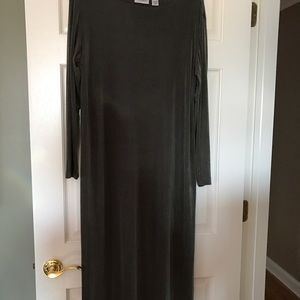 Chico's Travelers dark sage green Dress